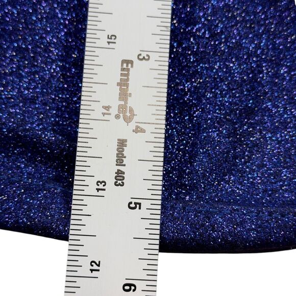 Victoria's Clutch Secret Women's Purple Sparkly Pouch Zipper Cosmetic Makeup Bag - Picture 5 of 6